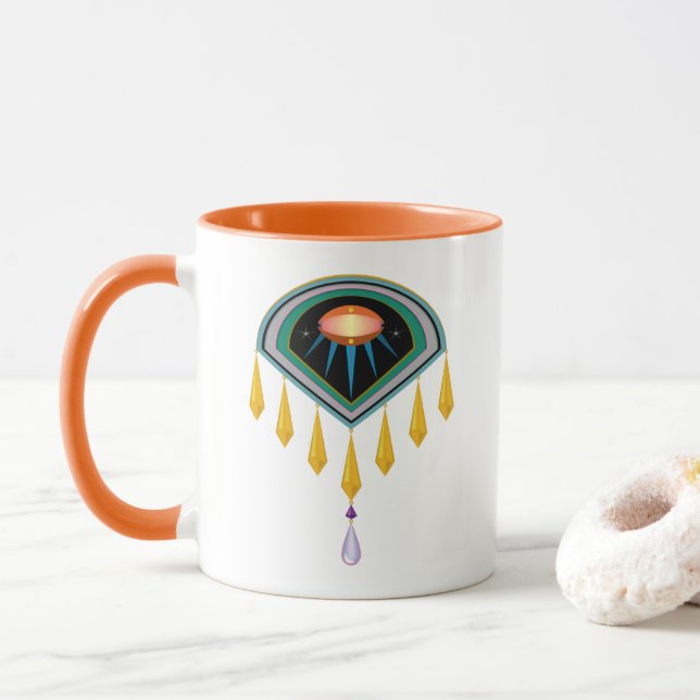 Taza Deco Space Egg 11oz. (Con donut)