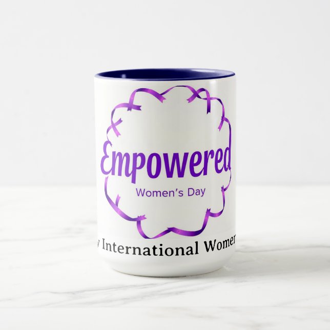 Taza Decor Dopamina Vibrante IWD 2026 Empoderada (Centro)