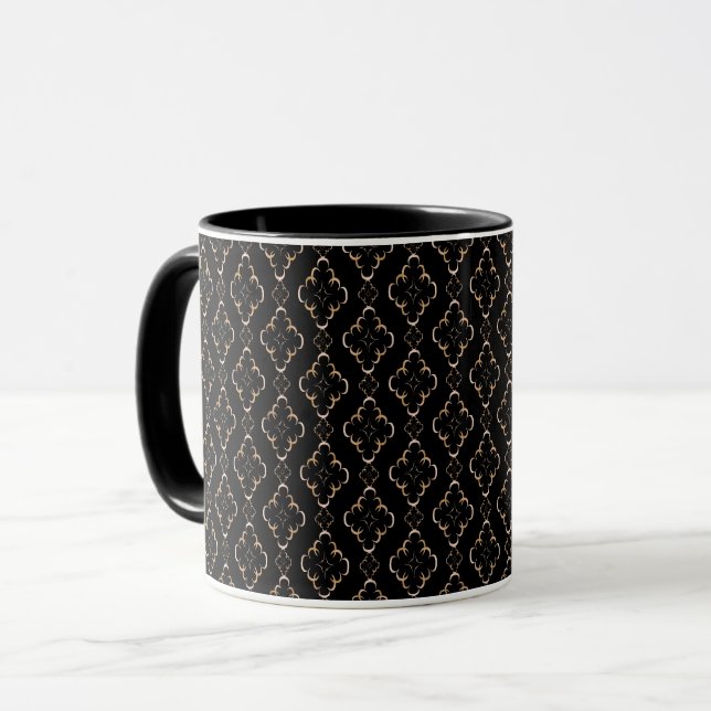 Taza Decoración de estilo Art Deco. (Anverso izquierdo)