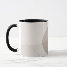 Taza Decoración moderna en taupe neutro | Galería conte