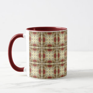 Taza Decoración rica en tonos cálidos