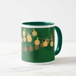 Taza Decorated Christmas tree mug