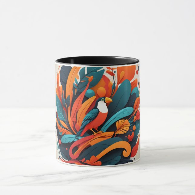 Taza Decorativa Arte Simbólico Equilibrio (Centro)