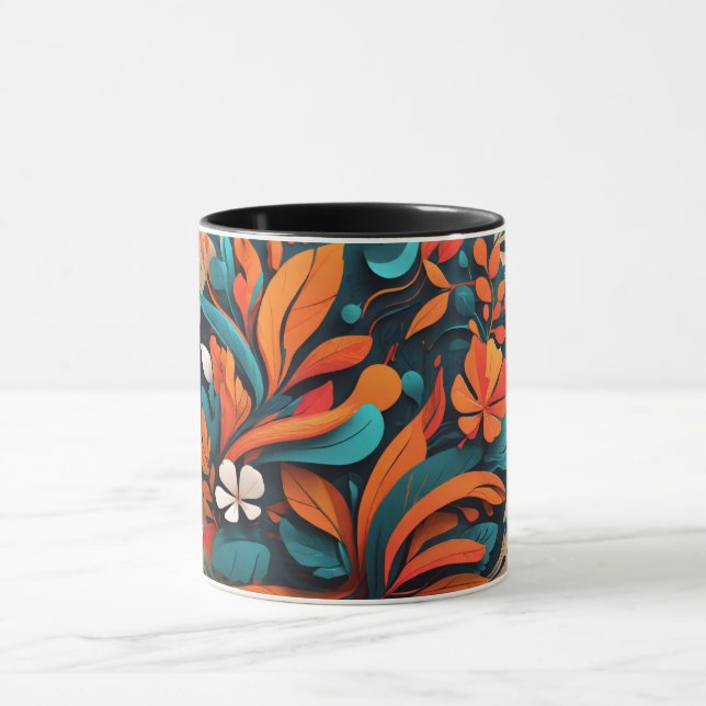 Taza Decorativa Arte Simbólico Transformación (Centro)