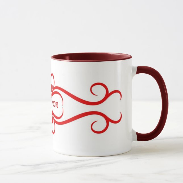 Taza decorativa corazones te amo (Derecha)