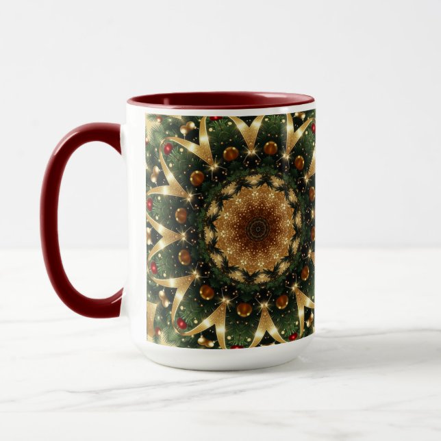 Taza decorativa de vacaciones (Izquierda)