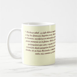 Taza Dedicado a Rocinante, el caballo del Don Quijote