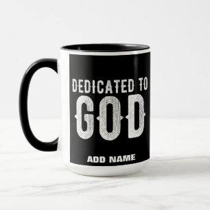 TAZA DEDICADO AL TEXTO BLANCO DEL PERSONALIZABLE GUAY D