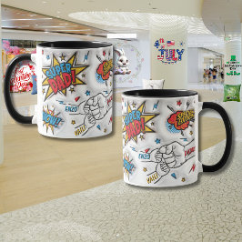 Taza "Dedo Arriba" Personalizado del Día del Padre