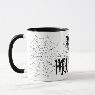 Taza Dedos de araña y web de Halloween