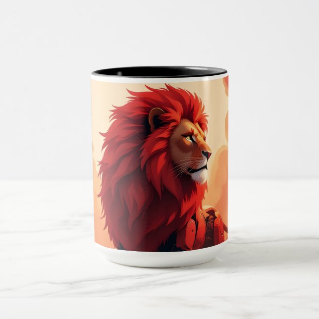 Taza Deep Crimson Glow – The Lion of Burning Destiny.   (Centro)
