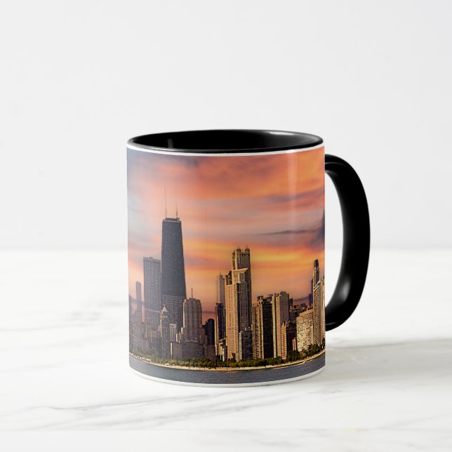 Taza Deep Sunset Chicago (Anverso derecho)