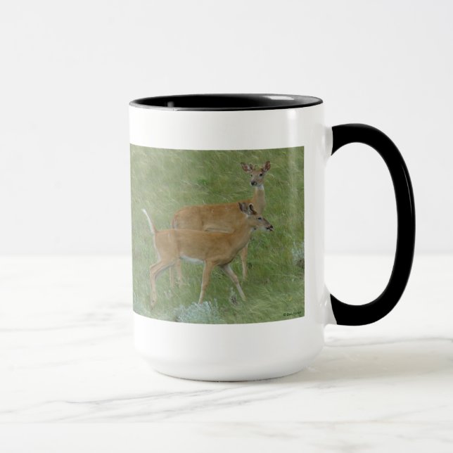Taza Deer Young Bucks D6 de cola blanca (Derecha)