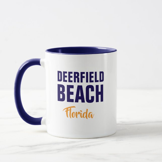 Taza Deerfield Beach Florida Coffee Mug (Izquierda)
