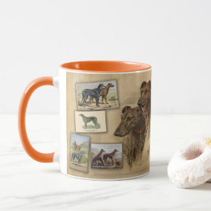 Taza Deerhound Vintage