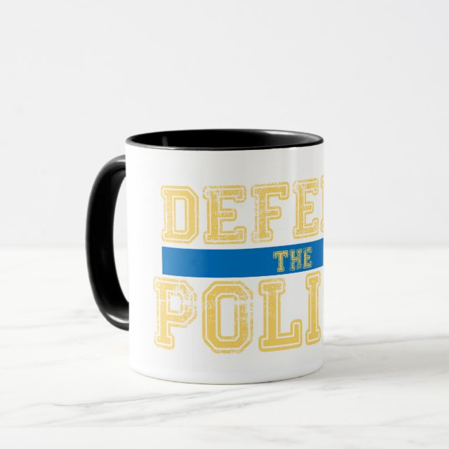 Taza Defender a la policía (Anverso izquierdo)