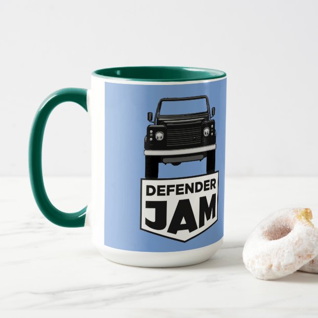 TAZA DEFENDER JAM (Con donut)