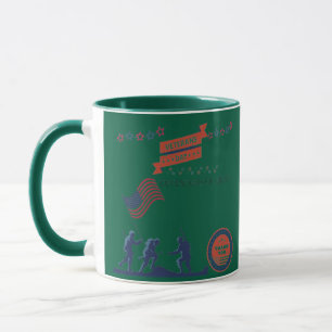 Taza Defensores de la Libertad hunter verde
