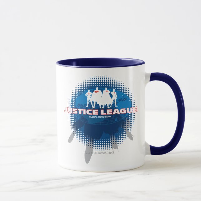 Taza Defensores globales de la Liga de la Justicia (Derecha)