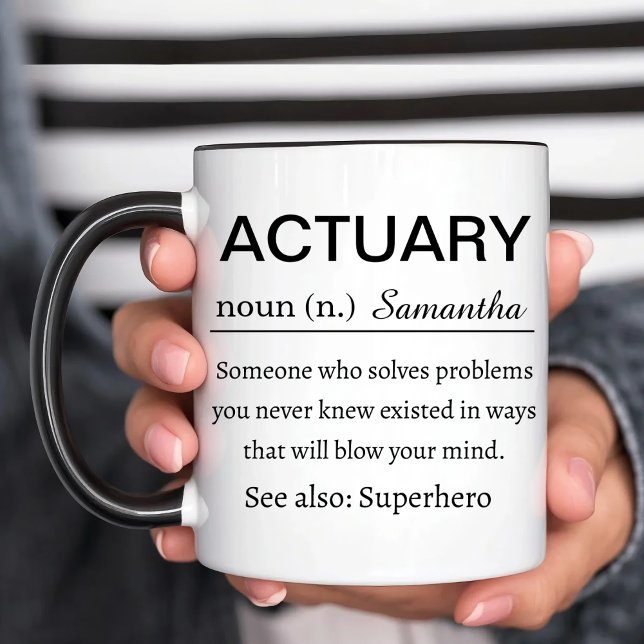 Taza Definición actuarial (Subido por el creador)