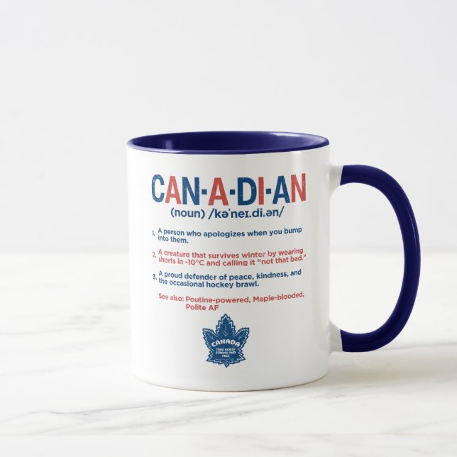 Taza Definición canadiense (Derecha)