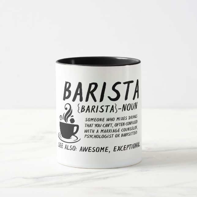 Taza Definición de Barista (Centro)