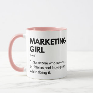 Taza Definición de chicas divertidas y lindas de market