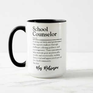 Taza Definición de Consejero Escolar Personalizado