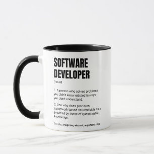 Taza Definición de Desarrollador de Software Ingeniero