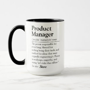 Taza Definición de Diccionario Divertida para Gerente d
