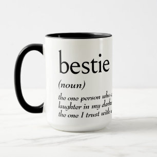 Taza Definición De Diccionario Para BESTIE