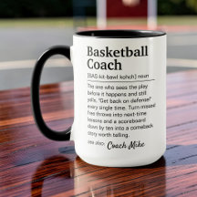Definición de Entrenador de Baloncesto Agradecimie
