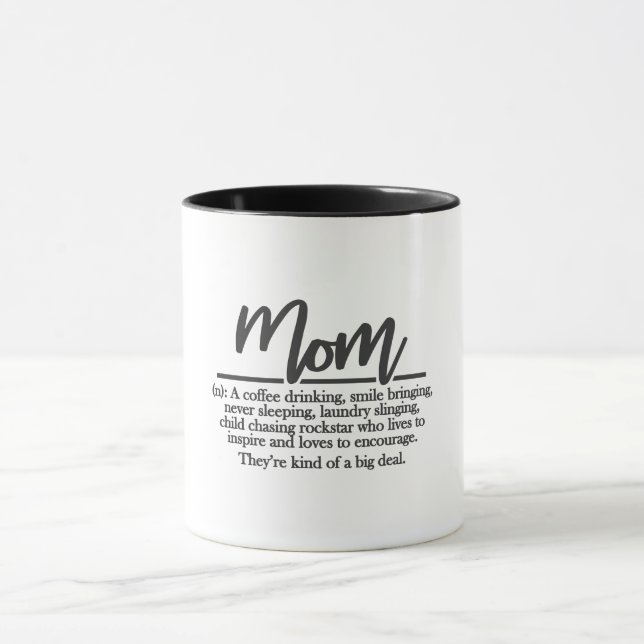 Taza Definición De Mamá (Centro)