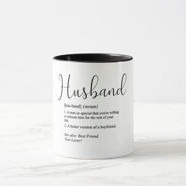 Taza Definición de marido (Centro)