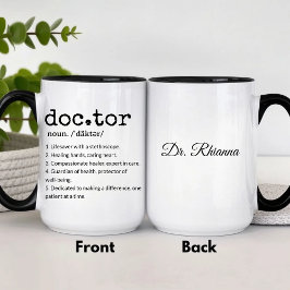 Taza Definición de médico Salvavidas con estetioscopio