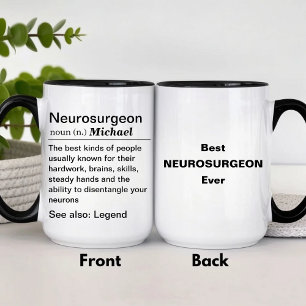 Taza Definición de Neurocirujano Personalizado