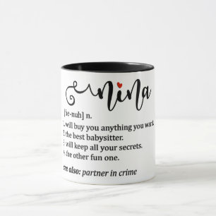 Taza Definición de nina