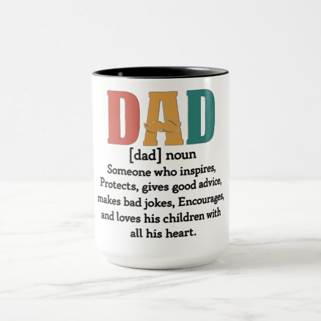 Taza Definición de Papá Lindo (Centro)