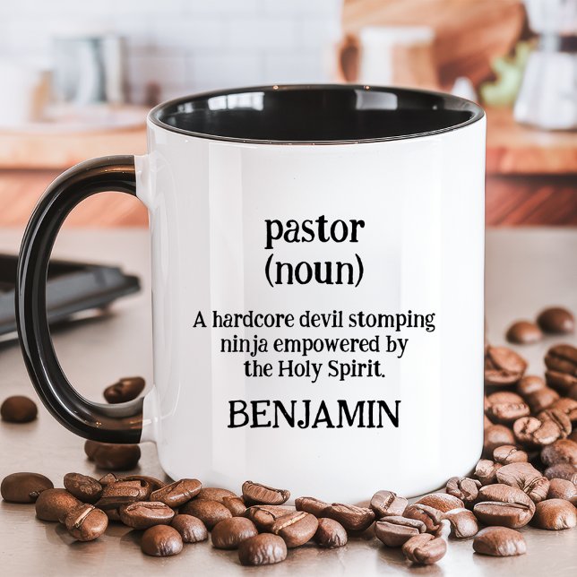 Taza Definición de Pastor Divertido Nombre Religioso Pe (Subido por el creador)
