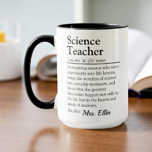 Taza Definición de profesor de ciencias - Apreciación d