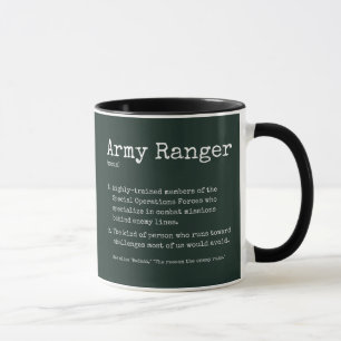 Taza Definición de rango de ejército