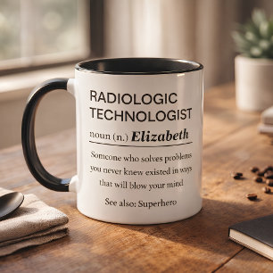 Taza Definición de Tecnólogo Radiológico Personalizada