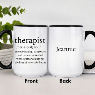 Taza Definición de Terapeuta Personalizado