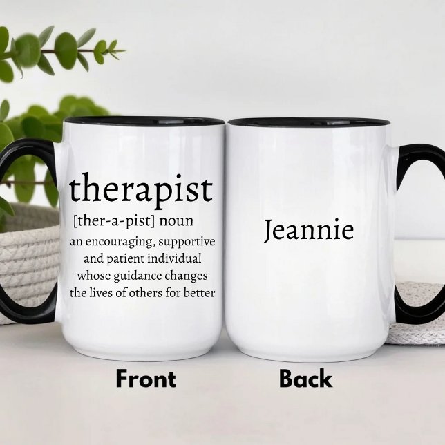Taza Definición de Terapeuta Personalizado (Subido por el creador)