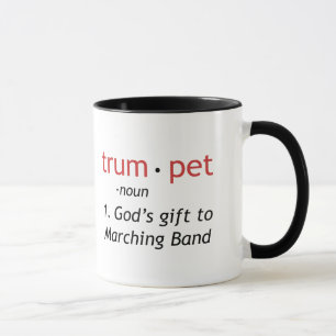 Taza Definición de una trompeta