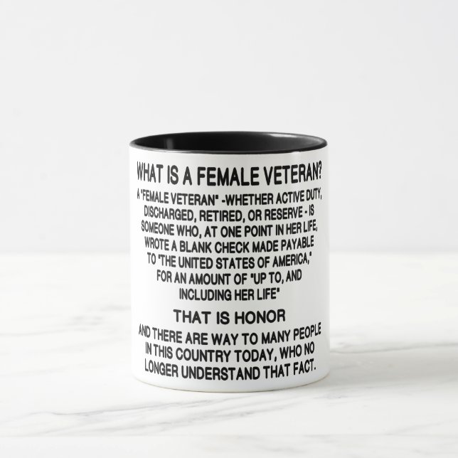 Taza Definición De Veterana (Centro)