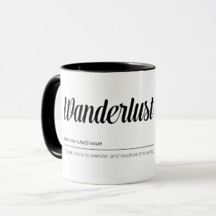 Taza Definición de Wanderlust