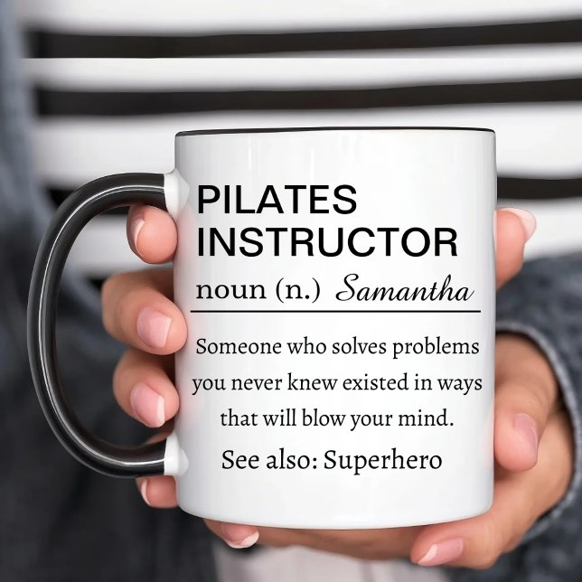 Taza Definición del instructor de Pilates (Subido por el creador)