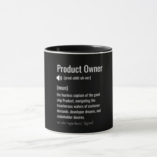 Taza Definición del propietario del producto (Centro)