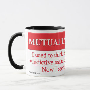 Taza Definición del significado mutuamente - de la
